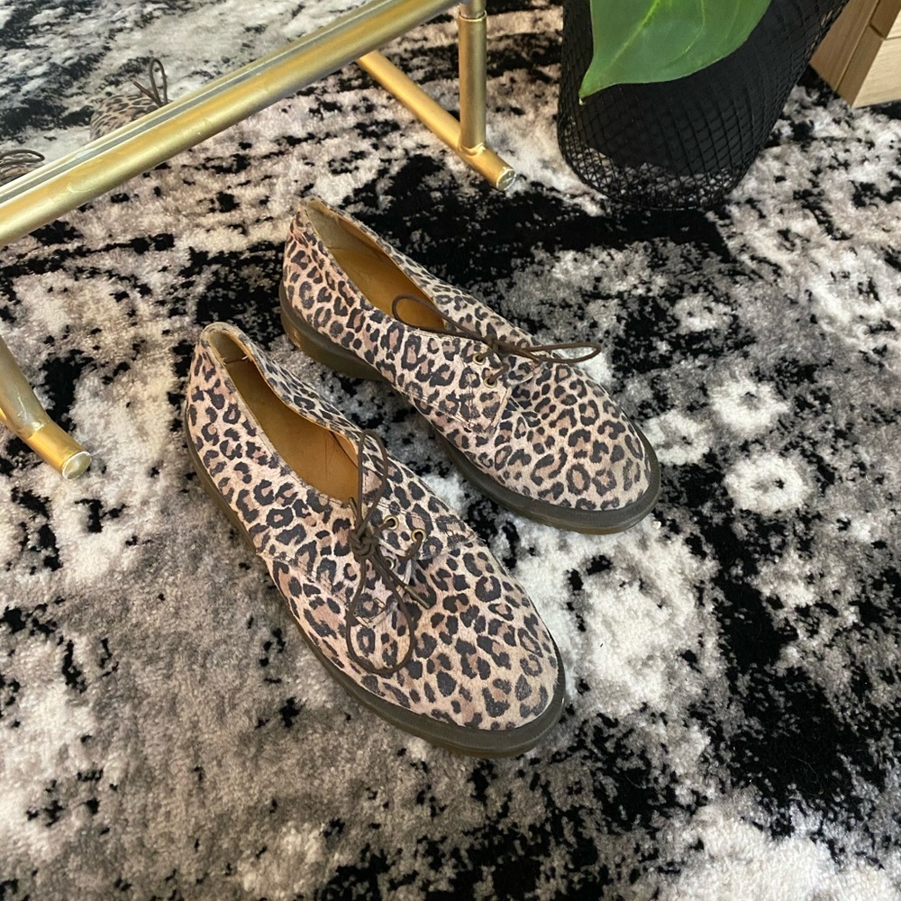 dr. Martens vintage cheetah print oxfords
